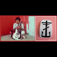 Image 1 of FrnkIero AndThe Cellabration stickers Frank Iero decal guitar Epiphone logo