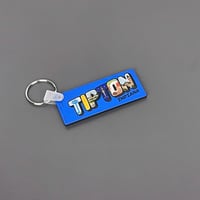 Tipton Indiana Retro Keychain