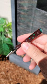 Image 2 of Bubinga w/ Argyle Dots (Choose Your Opal) - Haut de gemme