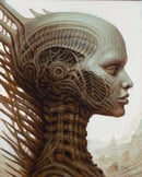 Image 1 of "Left sister" Canvas Giclee Print 20x16"