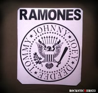 Image 2 of Ramones stickers logo vinyl decal PUNK band decor art graphic