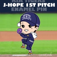 First Pitch Hobi Enamel Pin