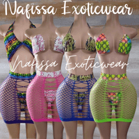 Image 1 of Fishnet Skirt Sets.