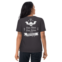 Image 5 of Unisex organic cotton Justice For All (Charcoal)