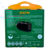 Image 5 of EFM Eco 50W Dual Port GaN Wall Charger with PD and PPS - Black