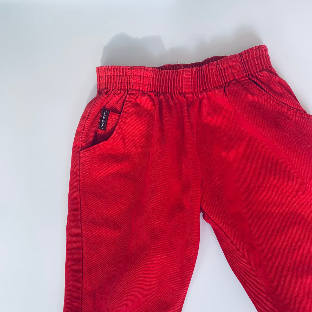 Image of Red jeans size 5-6 years 