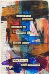 Image 1 of I shall be the Wind - original word art