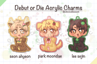 Image 1 of Debut or Die: Acrylic Charms