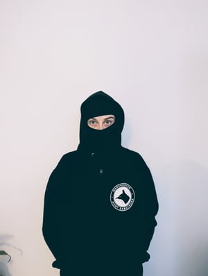 Image of Countryside Defiance Black Zip Up Hoody