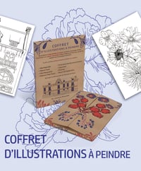 Image 1 of Coffret d'illustrations à peindre ou colorier