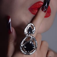 Image 1 of Duality Ring (Black/Red)