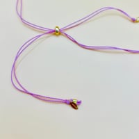 Image 4 of All you need is love pearl charm rope choker