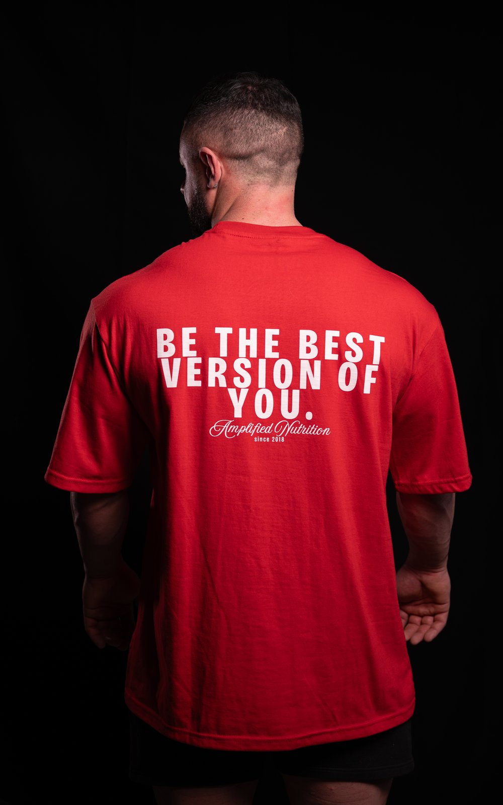 Amplified Oversized Lifestyle Tee – Best Version Red