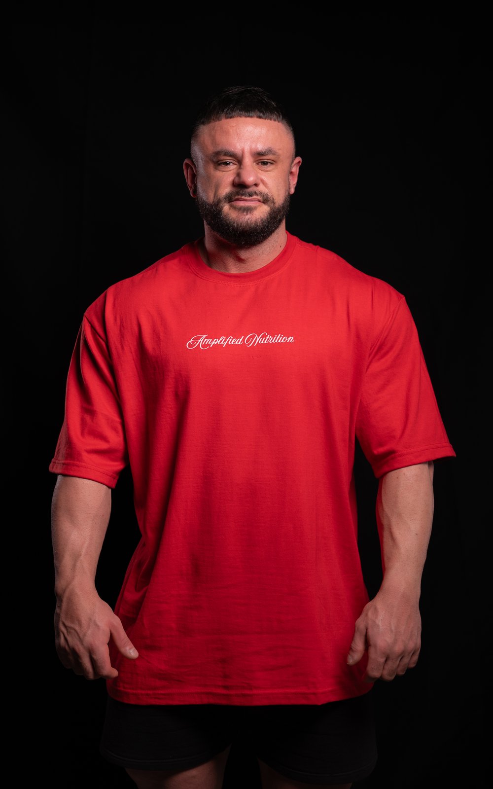 Amplified Oversized Lifestyle Tee – Best Version Red 1