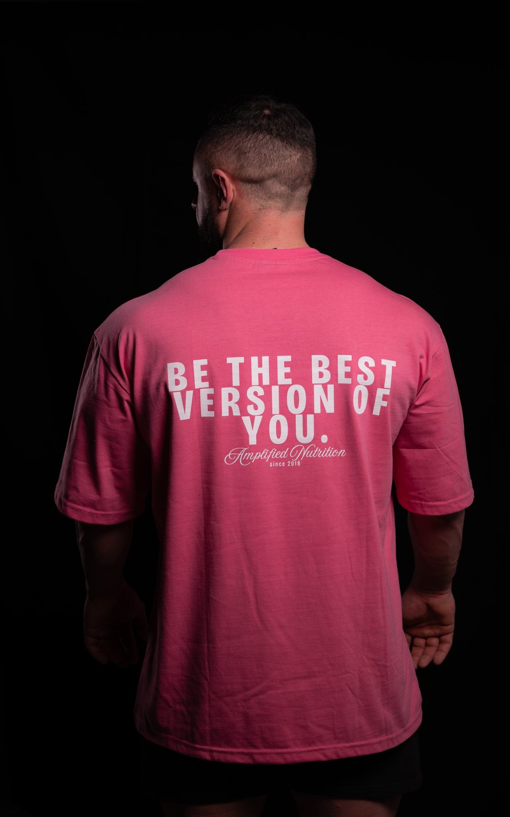Amplified Oversized Lifestyle Tee – Best Version Pink