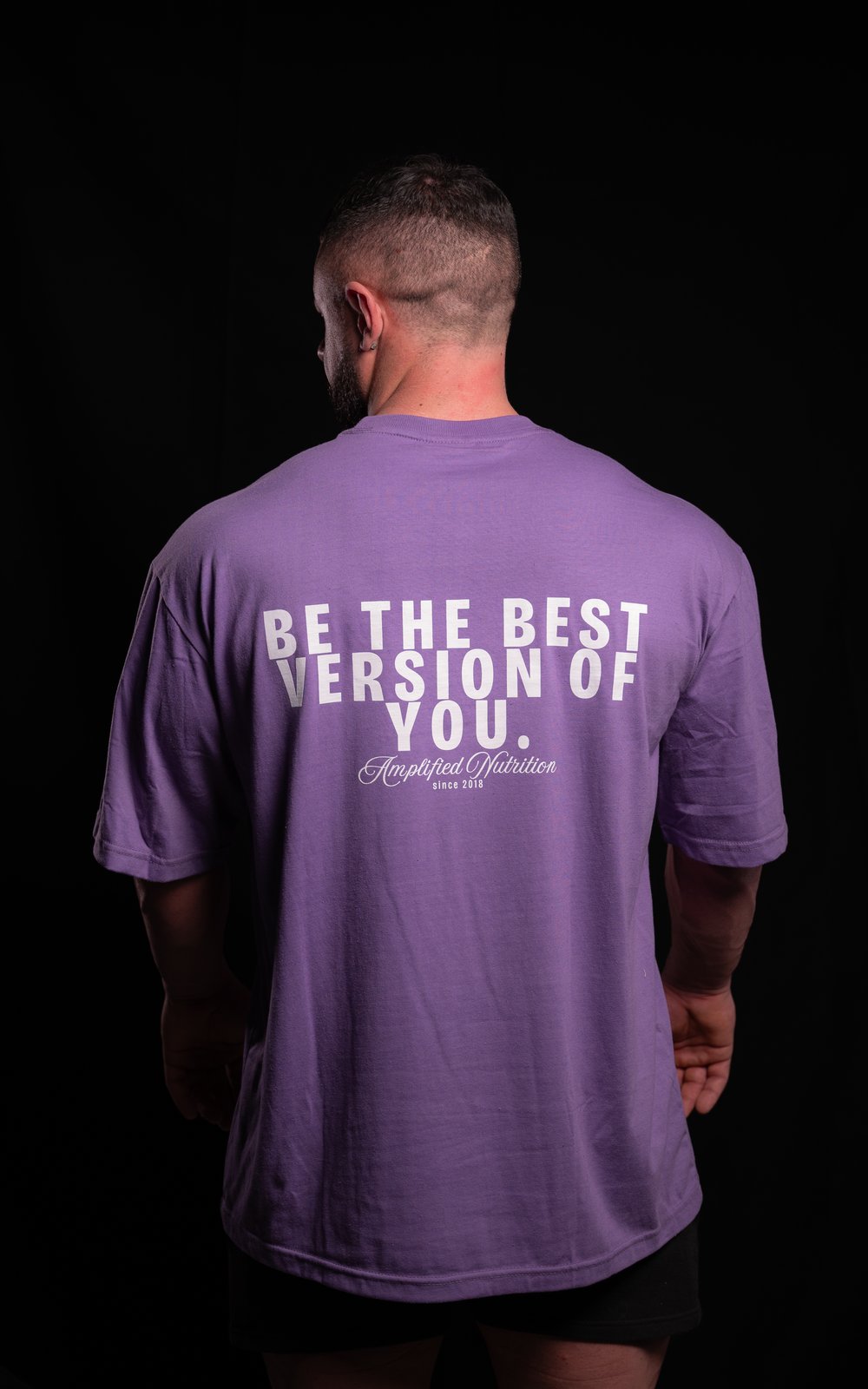 Amplified Oversized Lifestyle Tee – Best Version Purple