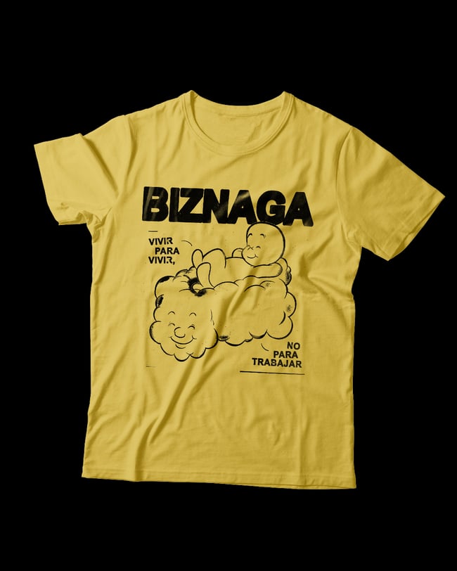 Camiseta 'Casper' en amarillo limón