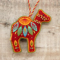 Image 1 of Red Camel Decoration