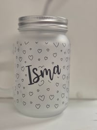 Image 5 of Frosted mason jar - 3 designs