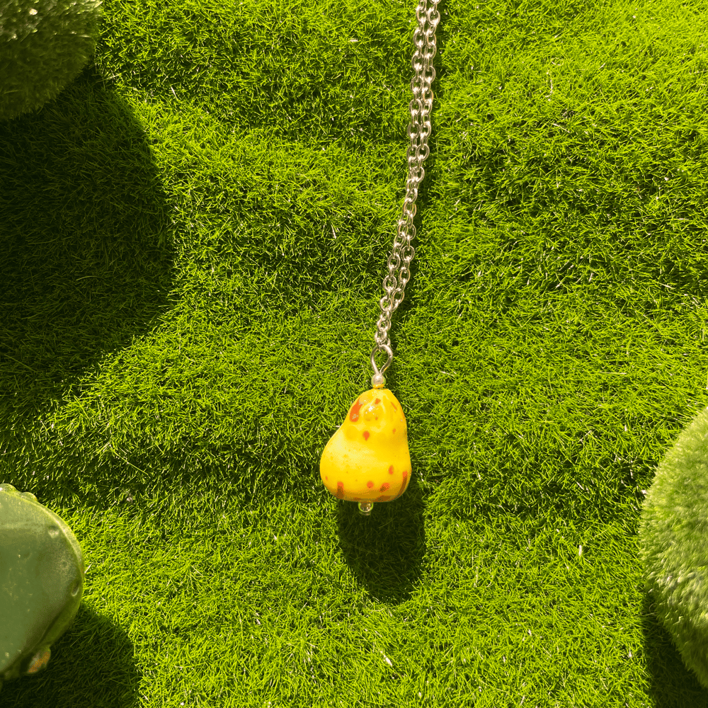 Image of Ripe Papaya Necklace 💛