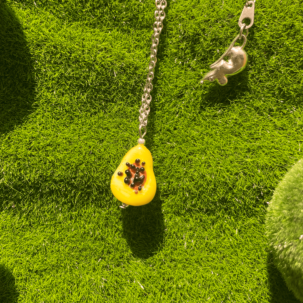 Image of Ripe Papaya Necklace 💛