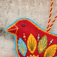 Image 2 of Red Bird Decoration