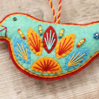 Image 3 of Turquoise Bird Decoration