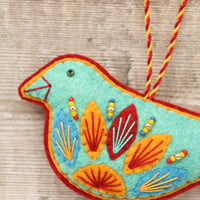 Image 2 of Turquoise Bird Decoration