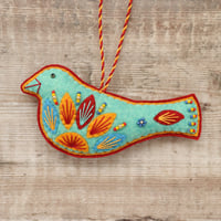 Image 1 of Turquoise Bird Decoration