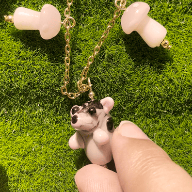 Image of Wonky Chunky Rat Necklace 🐀