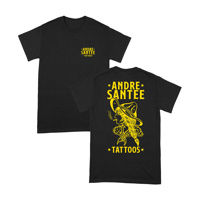 Image 1 of T-shirt ANDRE SANTEE - black