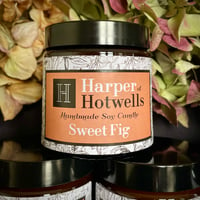 Image 3 of SWEET FIG SOY CANDLE IN A GLASS JAR