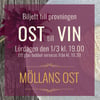 Ostprovning Ost till Vin 1/3