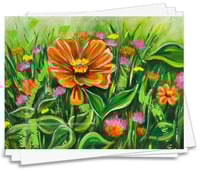 Image 1 of Flowers of Moore Square Paper Print