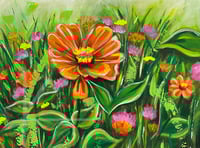 Image 2 of Flowers of Moore Square Paper Print