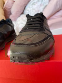 Image 4 of Valentino Garavani Men’s Rockstud Black Nylon Trainers