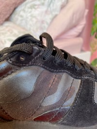 Image 6 of Valentino Garavani Men’s Rockstud Black Nylon Trainers