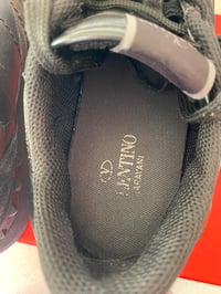 Image 11 of Valentino Garavani Men’s Rockstud Black Nylon Trainers