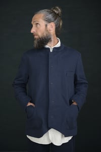 Image 1 of Chinwest Jacket - Navy twill 