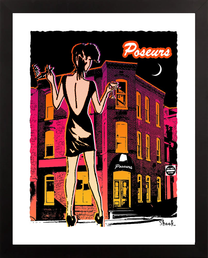 Poseurs Georgetown Art Print (Multi-size options)