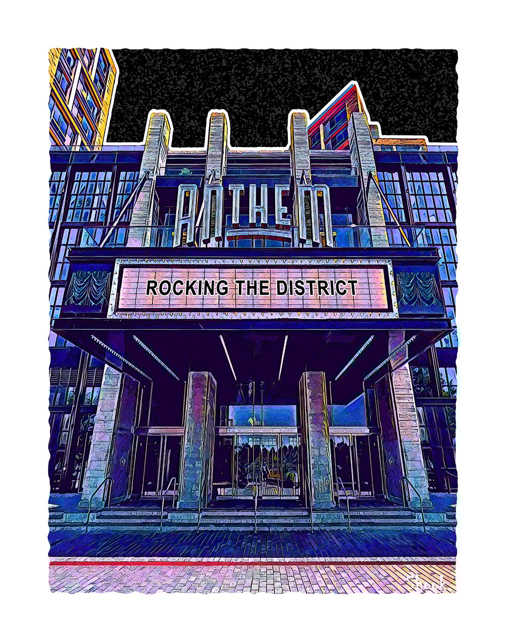The Anthem, Washington DC Art Print (Multi-size options)
