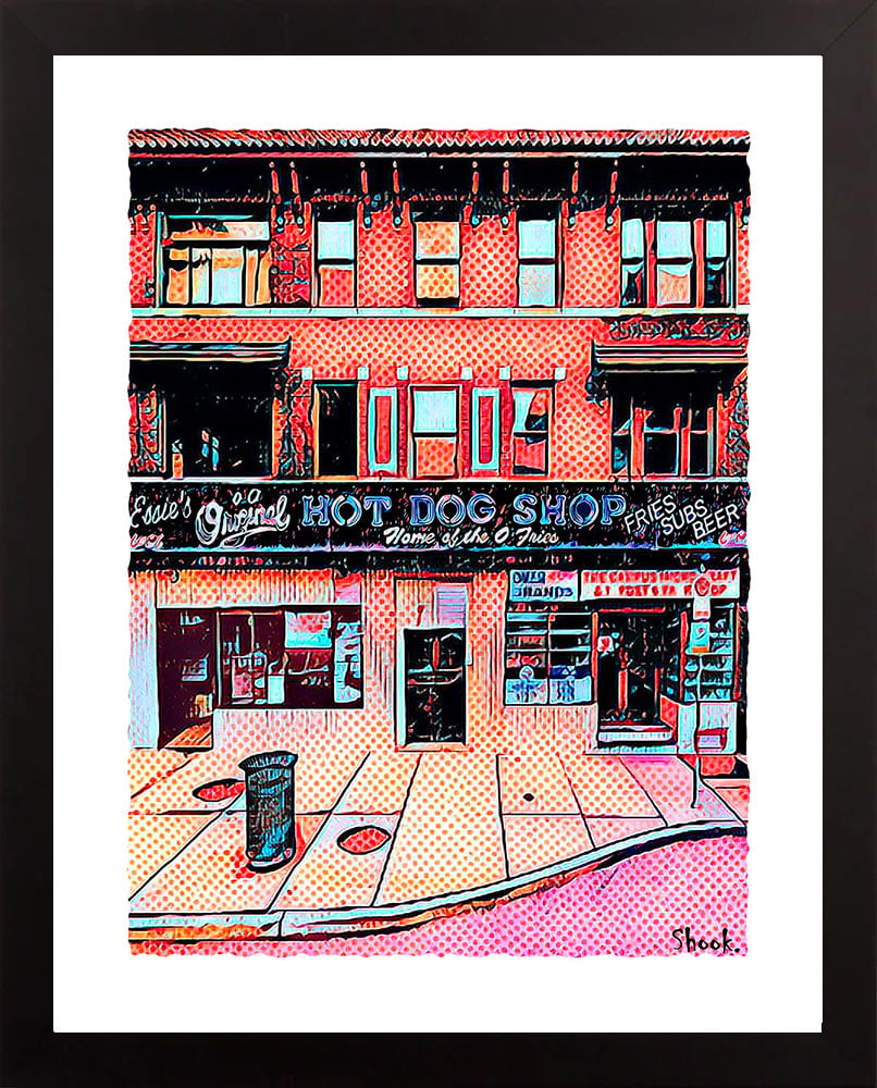 The O, Pittsburgh PA Art Print