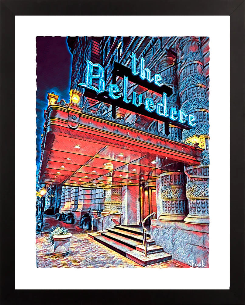 Belvedere Hotel, Baltimore MD Art Print (Multi-size options)