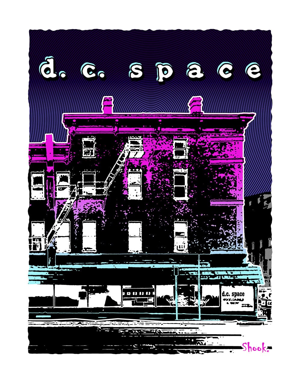 DC Space, Washington DC Art Print (Multi-size options)