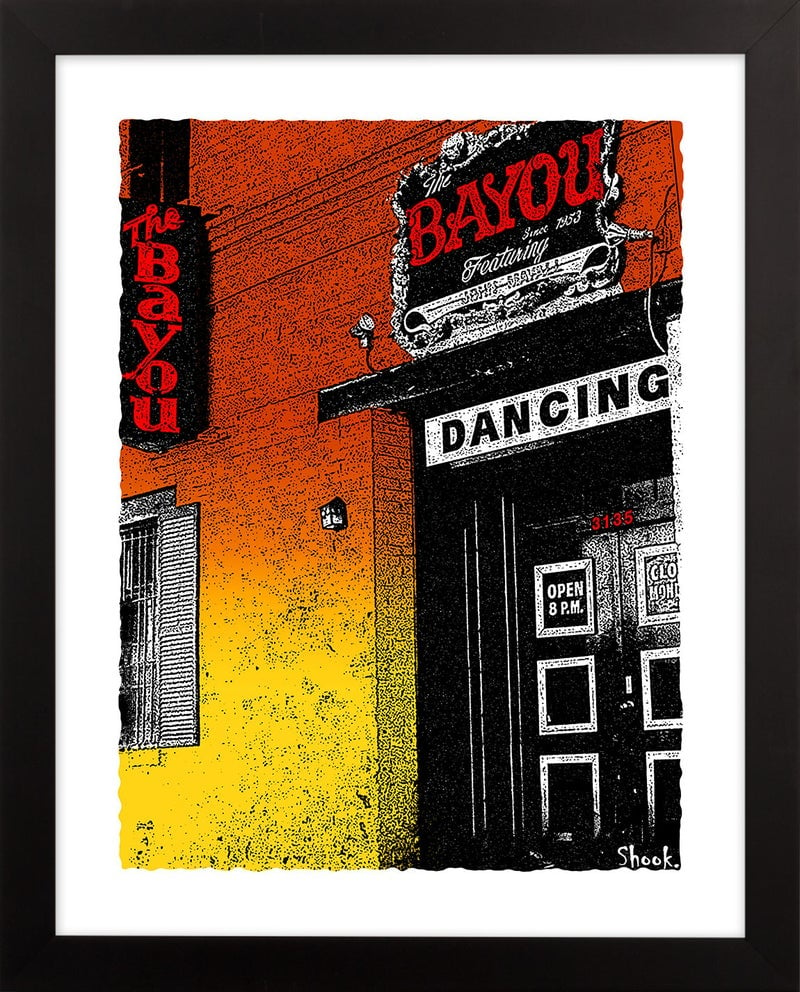 The Bayou, Washington DC Art Print (Multi-size options)