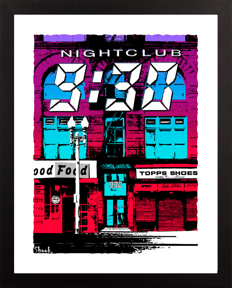 Nightclub 9:30, Washington DC Art Print (Multi-size options)