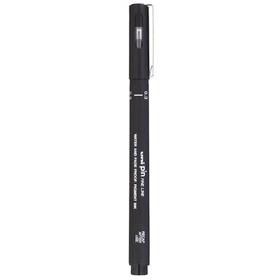 Image of Uni - Pin 200 Super Fineliner Black (0.03-1.2 mm & Brush)