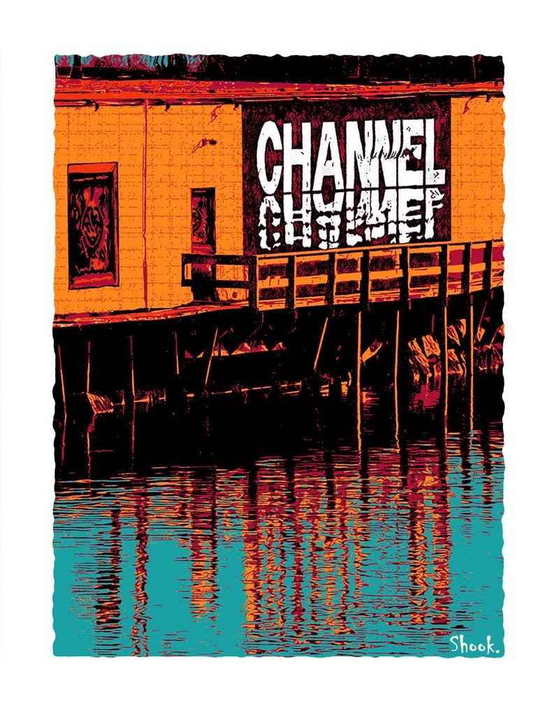 The Channel Boston Art Print (Multi-size options)