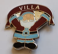 Villa Father Christmas badge