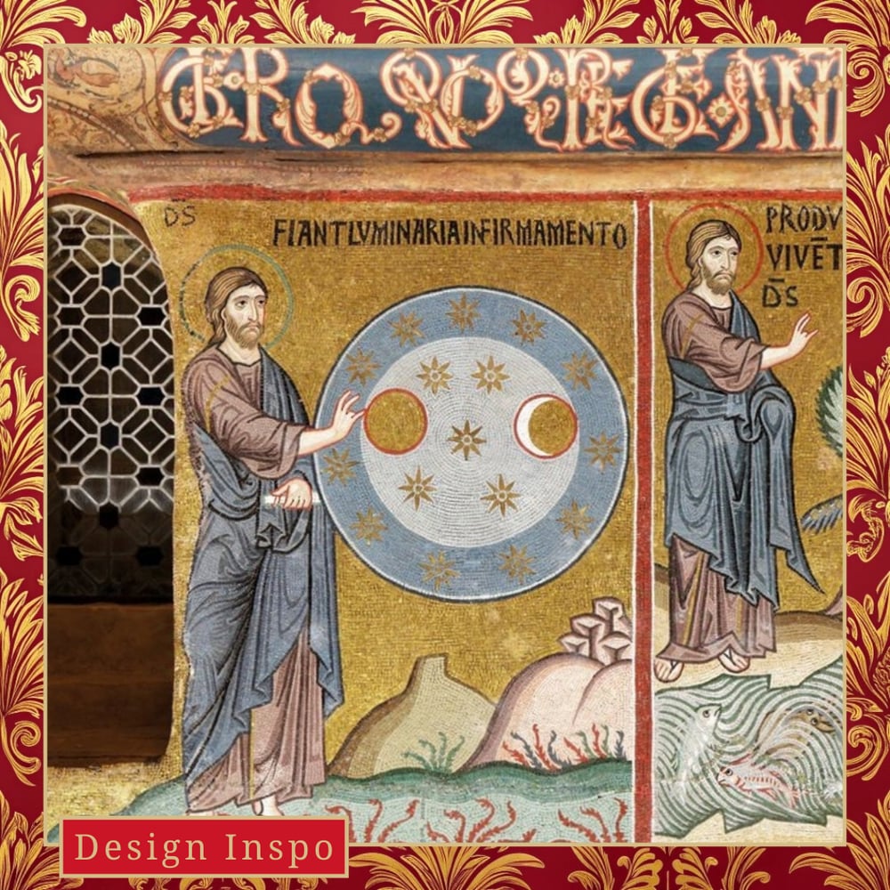Image of Rotating Byzantine Celestial Statement Necklace & Brooch